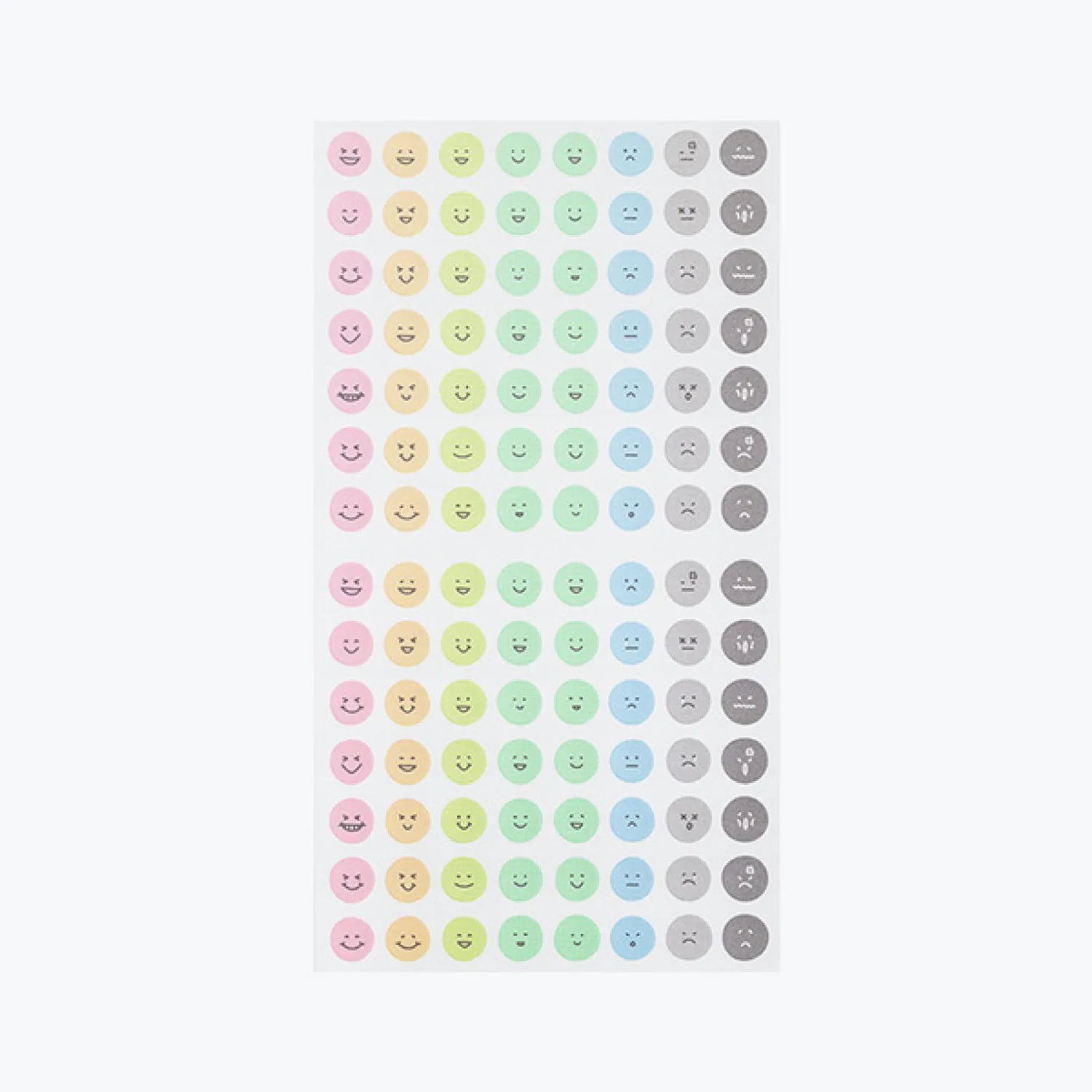 Midori - Planner Sticker - Seal Collection - Faces