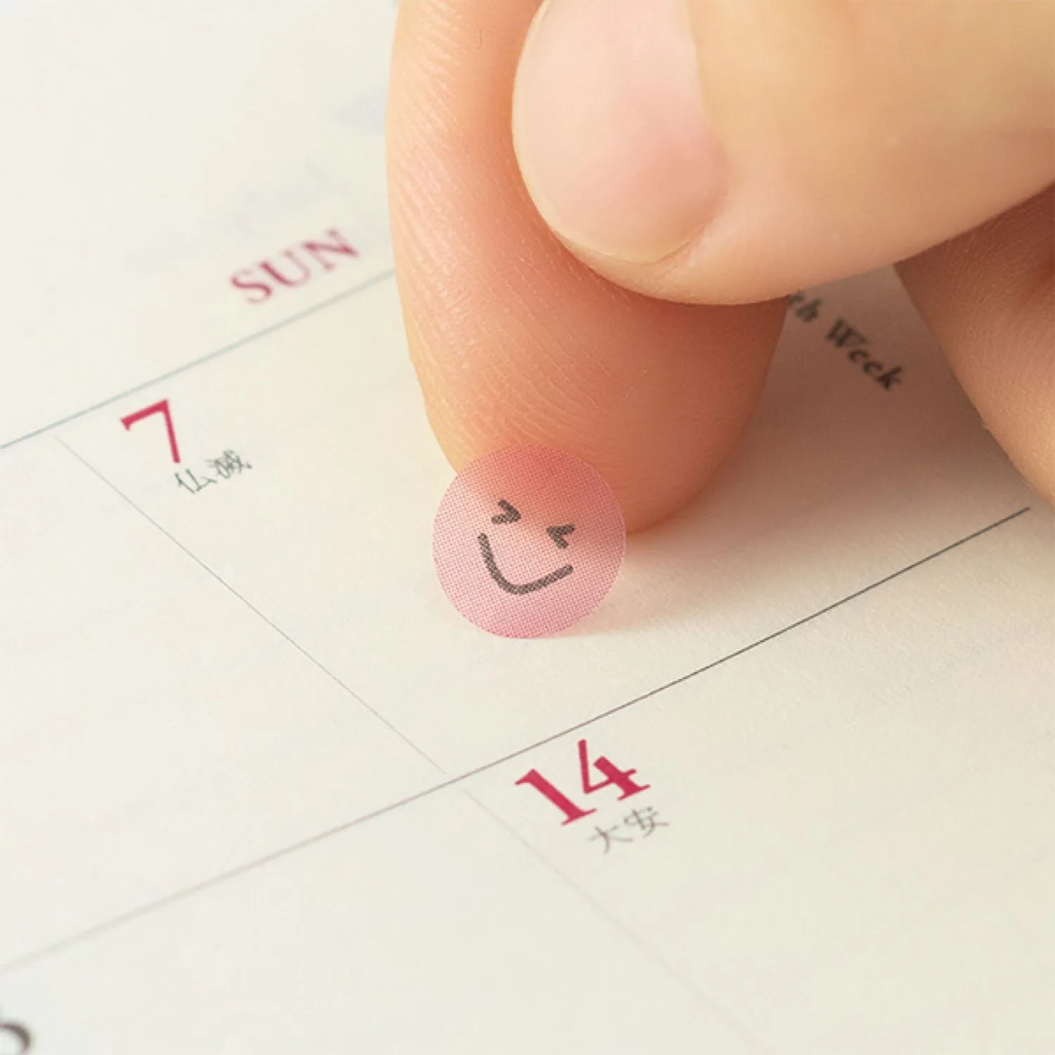 Midori - Planner Sticker - Seal Collection - Faces