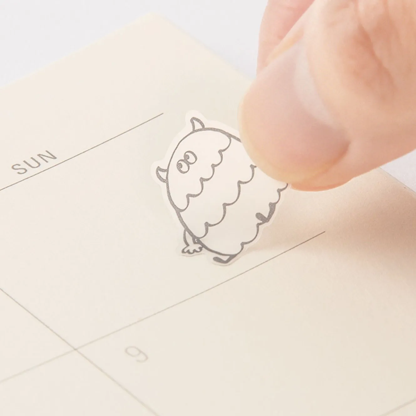 Midori - Planner Sticker - Seal Collection - Monsters Sketch