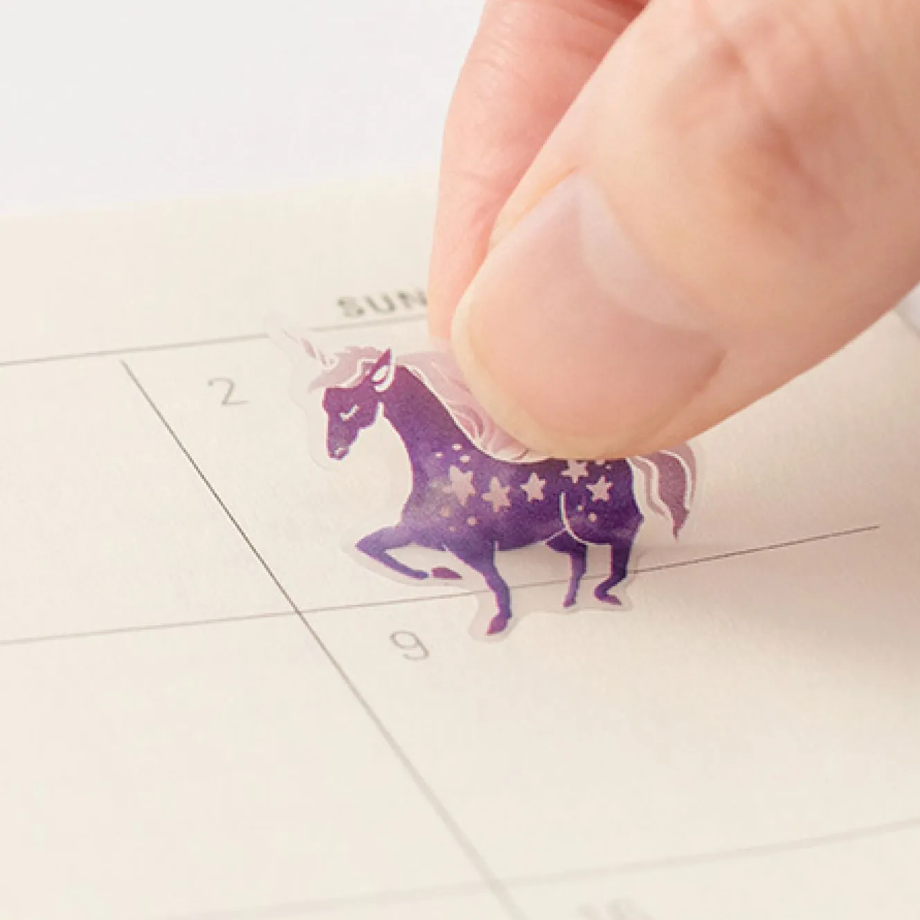 Midori - Planner Sticker - Seal Collection - Purple