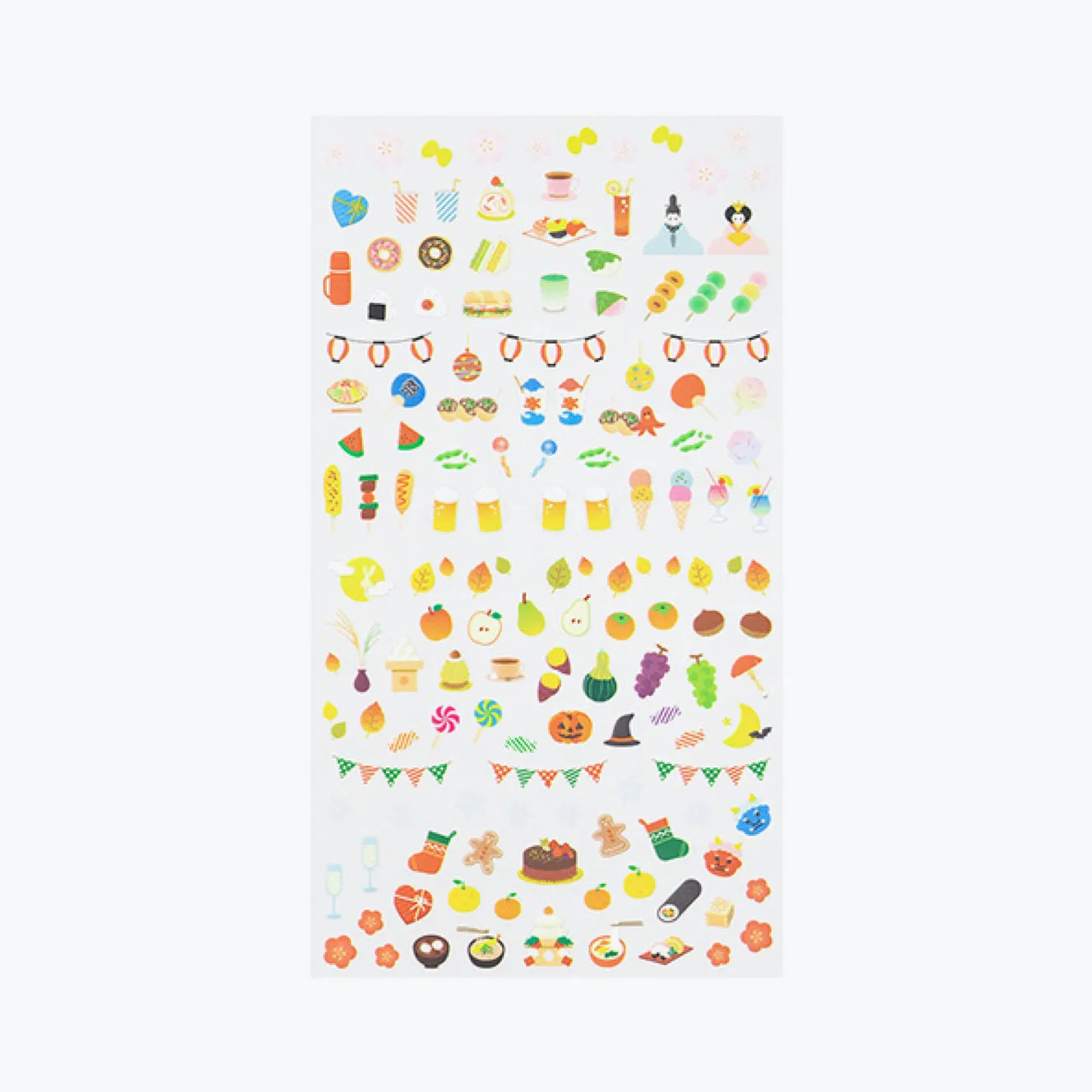 Midori - Planner Sticker - Seal Collection - Season Food
