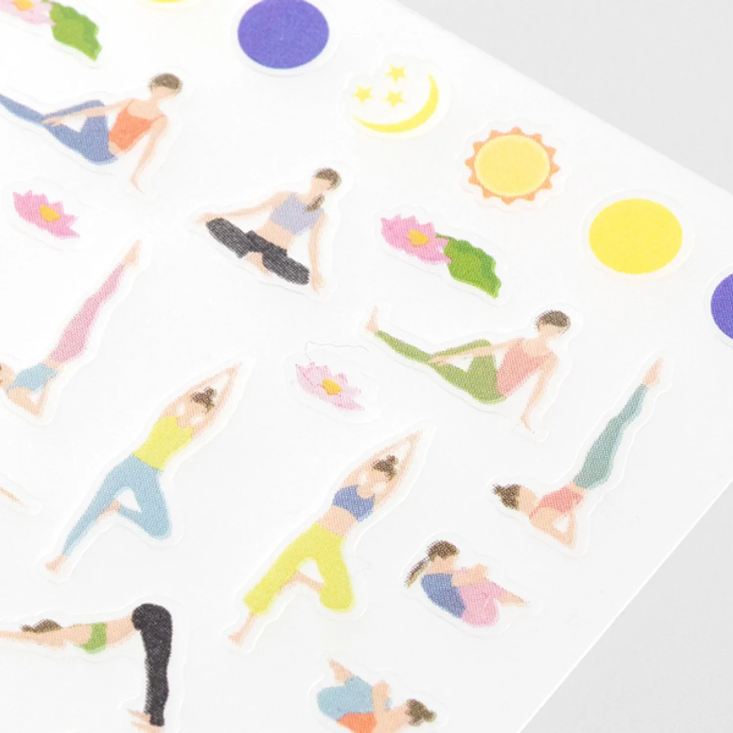Midori - Planner Sticker - Seal Collection - Yoga