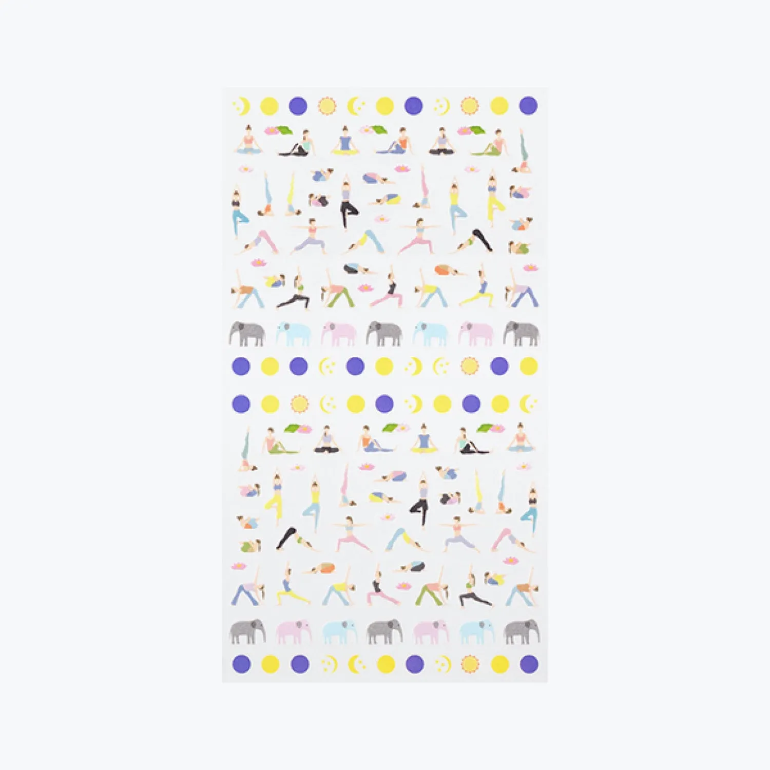 Midori - Planner Sticker - Seal Collection - Yoga