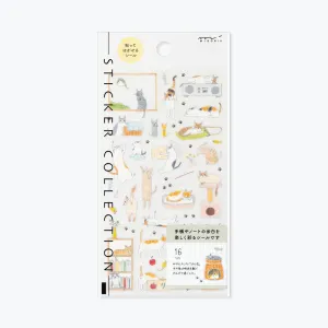 Midori - Planner Sticker - Sticker Collection - Cat [M]