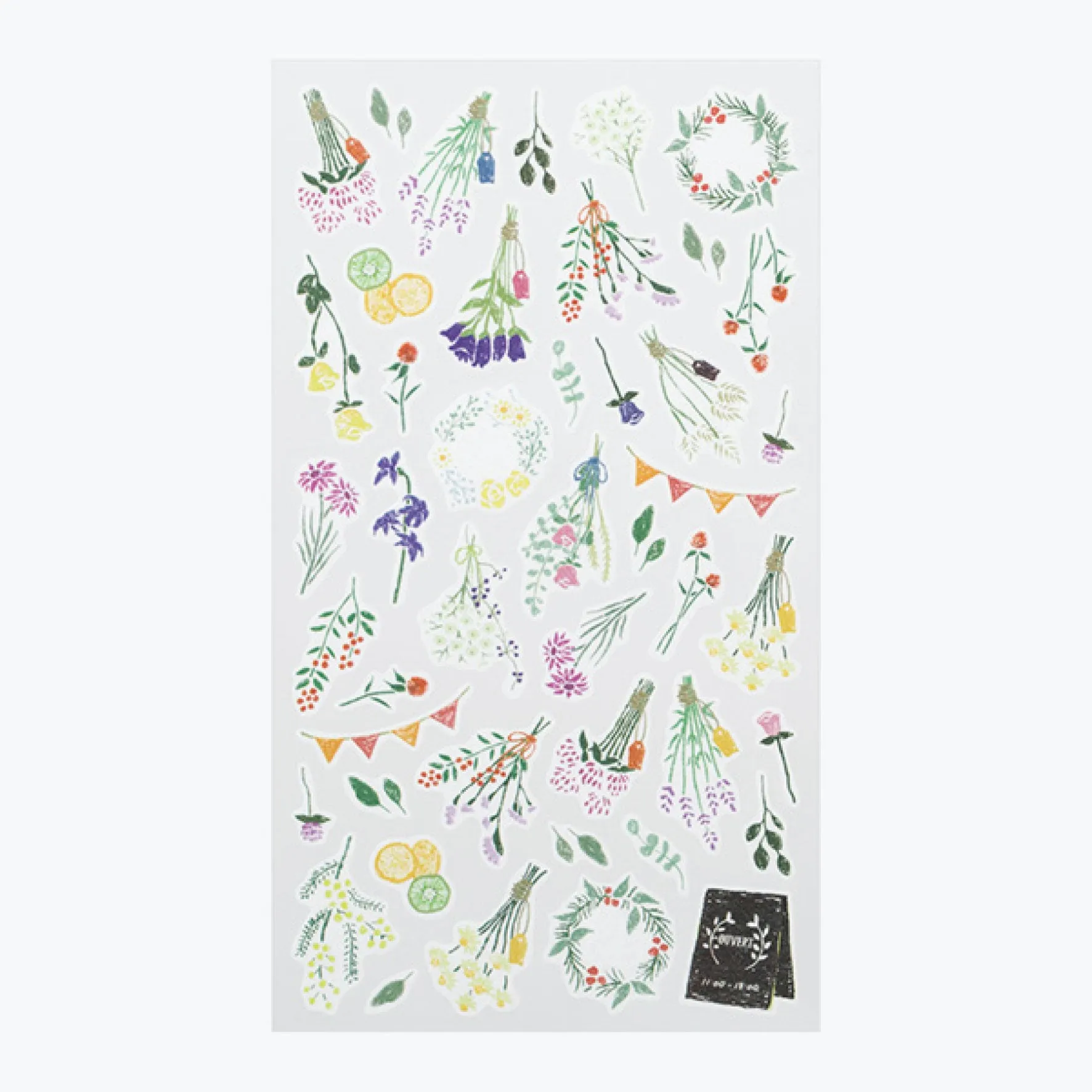 Midori - Sticker Seal - Sticker Marche - Dried Flowers <Outgoing>