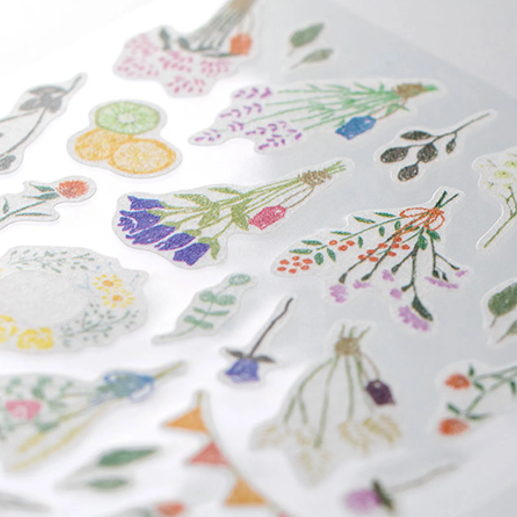 Midori - Sticker Seal - Sticker Marche - Dried Flowers <Outgoing>