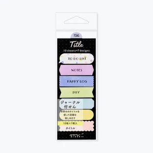 Midori - Sticker Seal - Title - Colour <Outgoing>