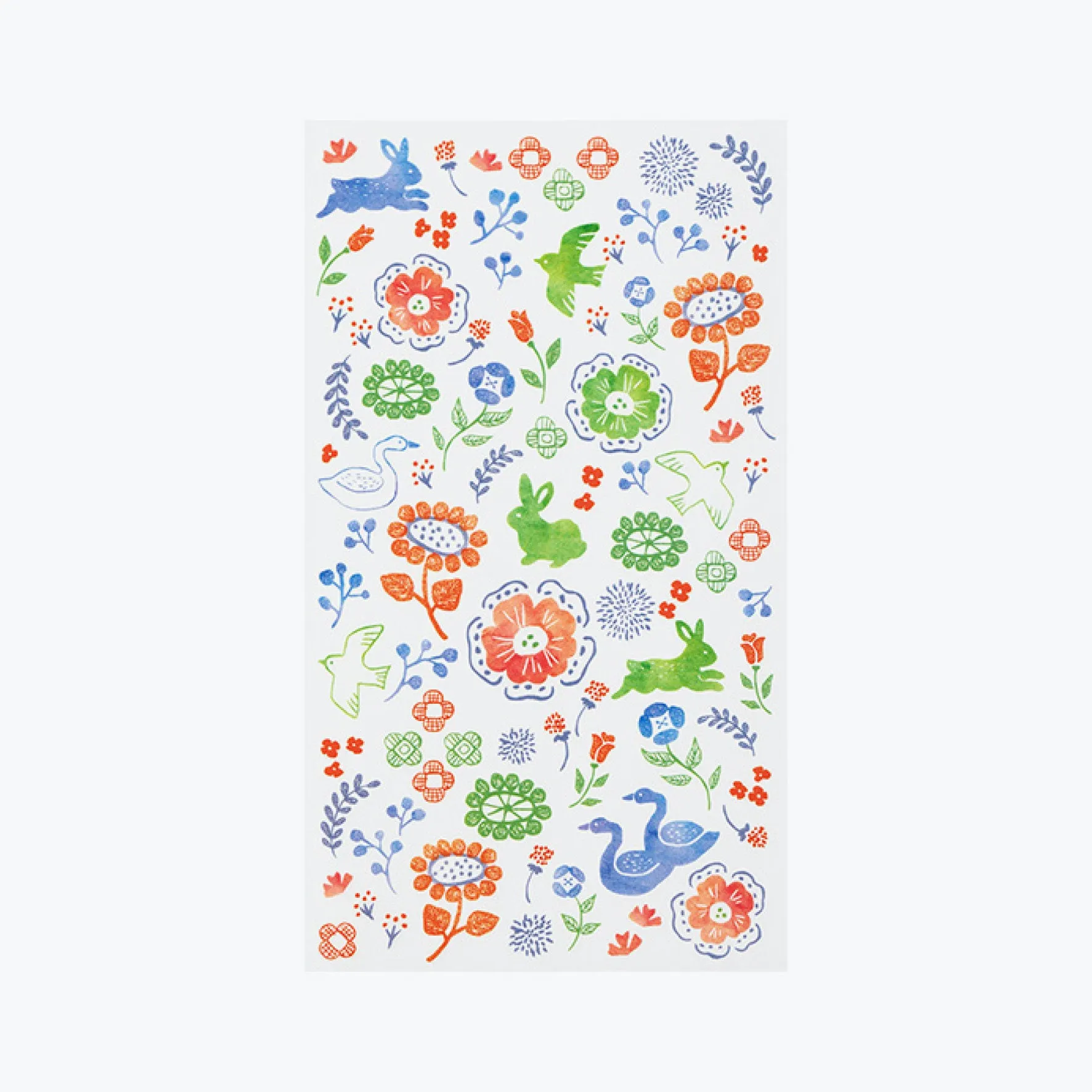 Midori - Sticker Seal - Transfer - Floral (Bright)