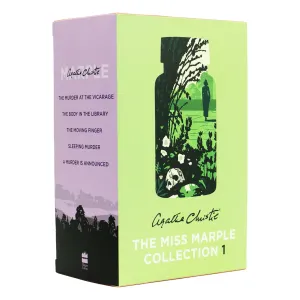 Miss Marple Collection 1 by Agatha Christie: 5 Books Box Set - Fiction - Paperback