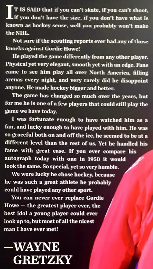 MR. HOCKEY - Gordie Howe