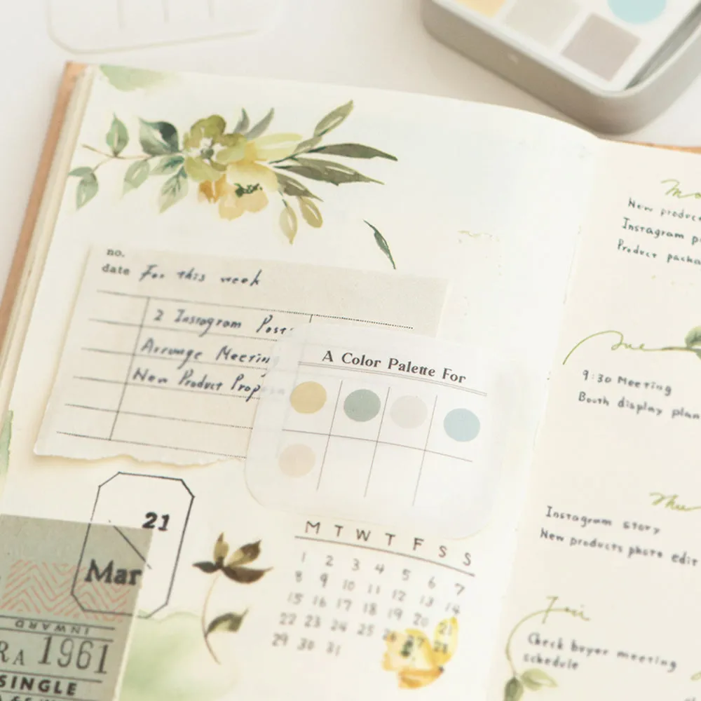 MU Lifestyle - Planner Sticker - Mini Tin Palette - #04