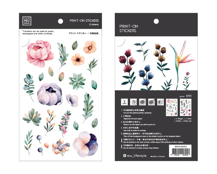 MU Lifestyle - Planner Sticker - Print On - #011