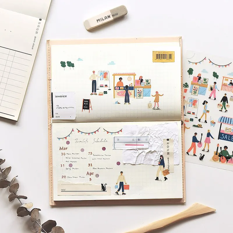 MU Lifestyle - Planner Sticker - Print On - #137 <Outgoing>