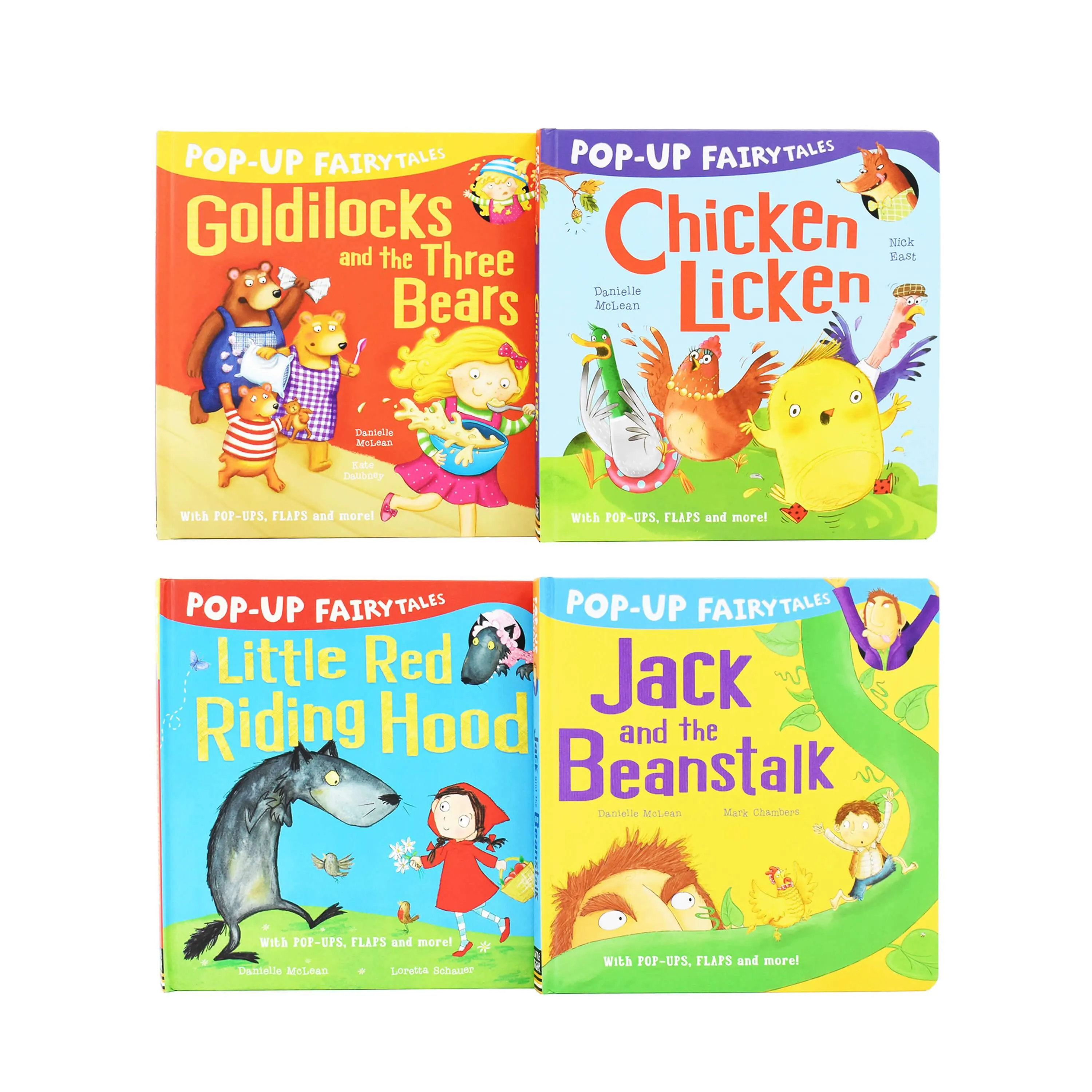 My First Pop Up Fairytales 4 Books Collection by Little Tiger - Ages 0-5 - Hardback