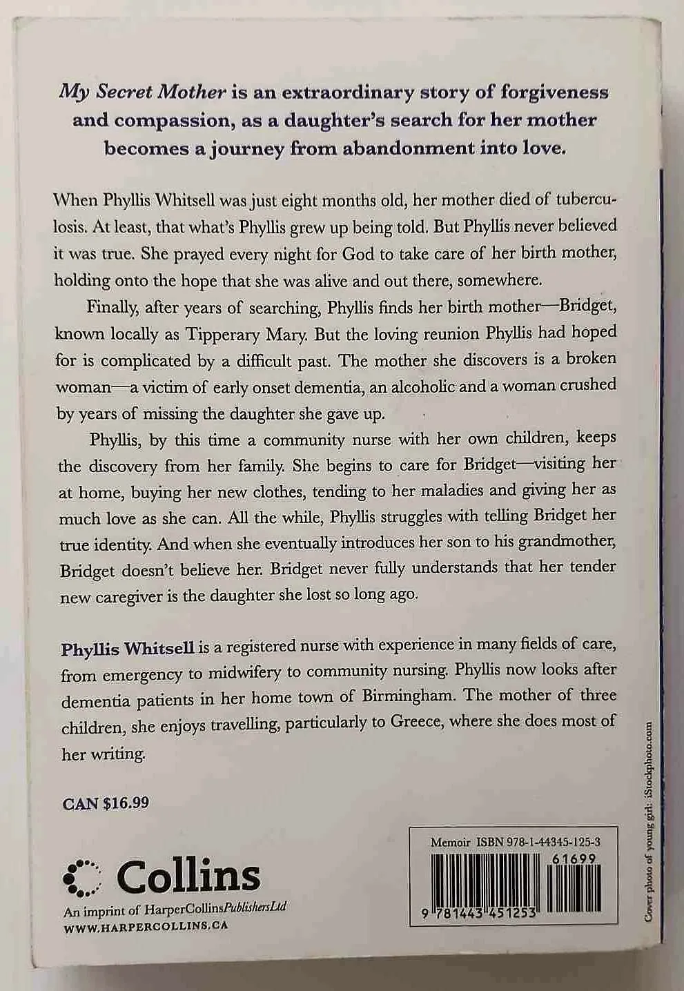 MY SECRET MOTHER - Phyllis Whitsell