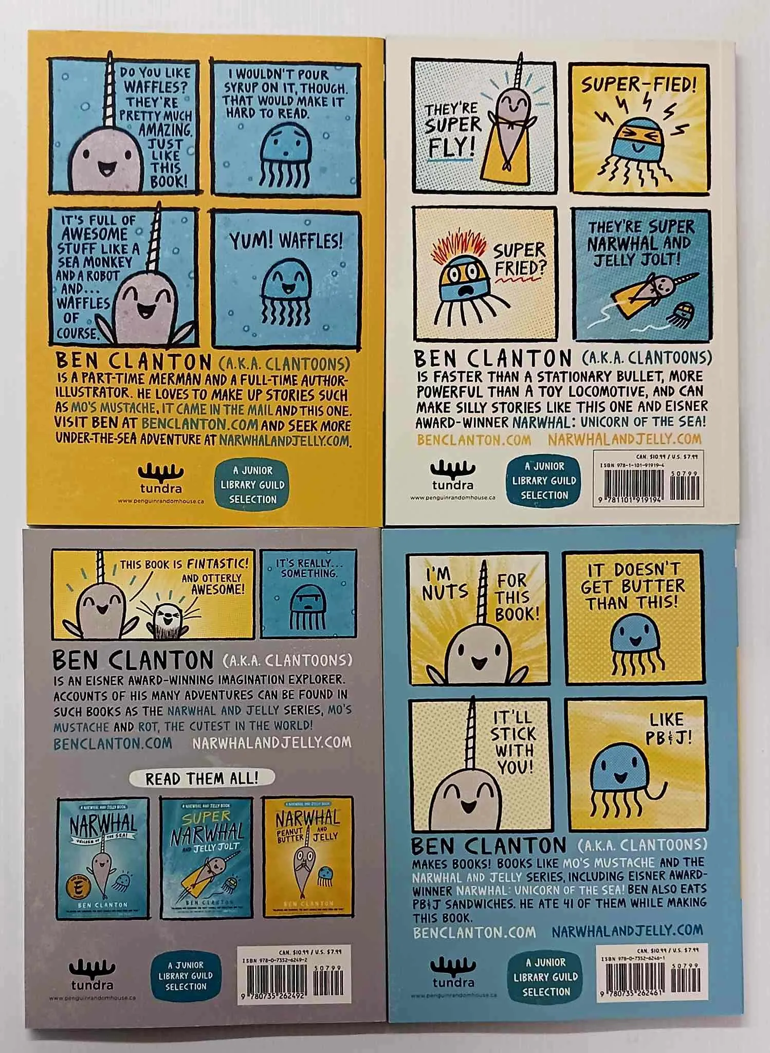 NARWHAL AND JELLY (SET) - Ben Clanton