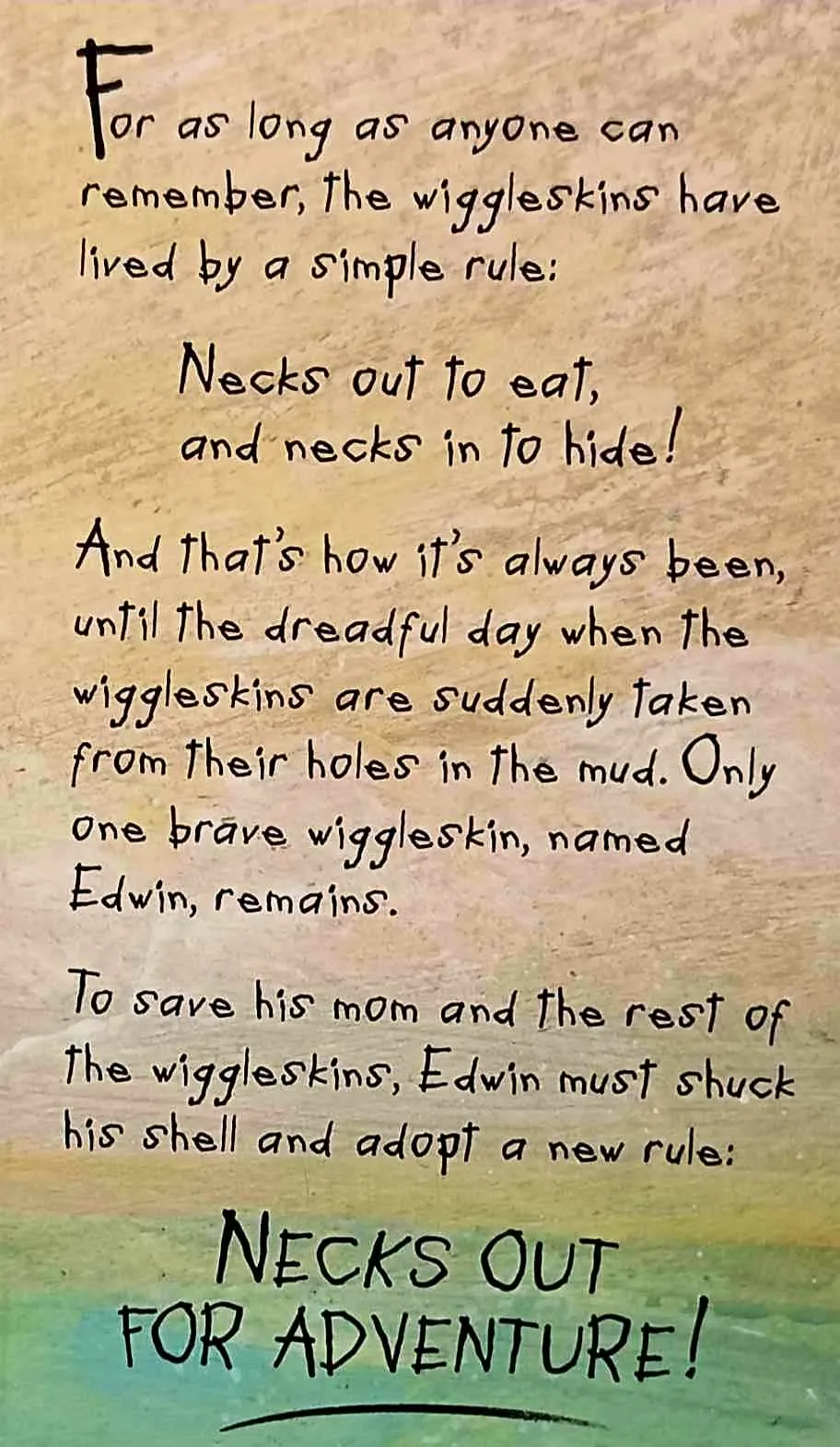 NECKS OUT FOR ADVENTURE - Timothy Basil Ering