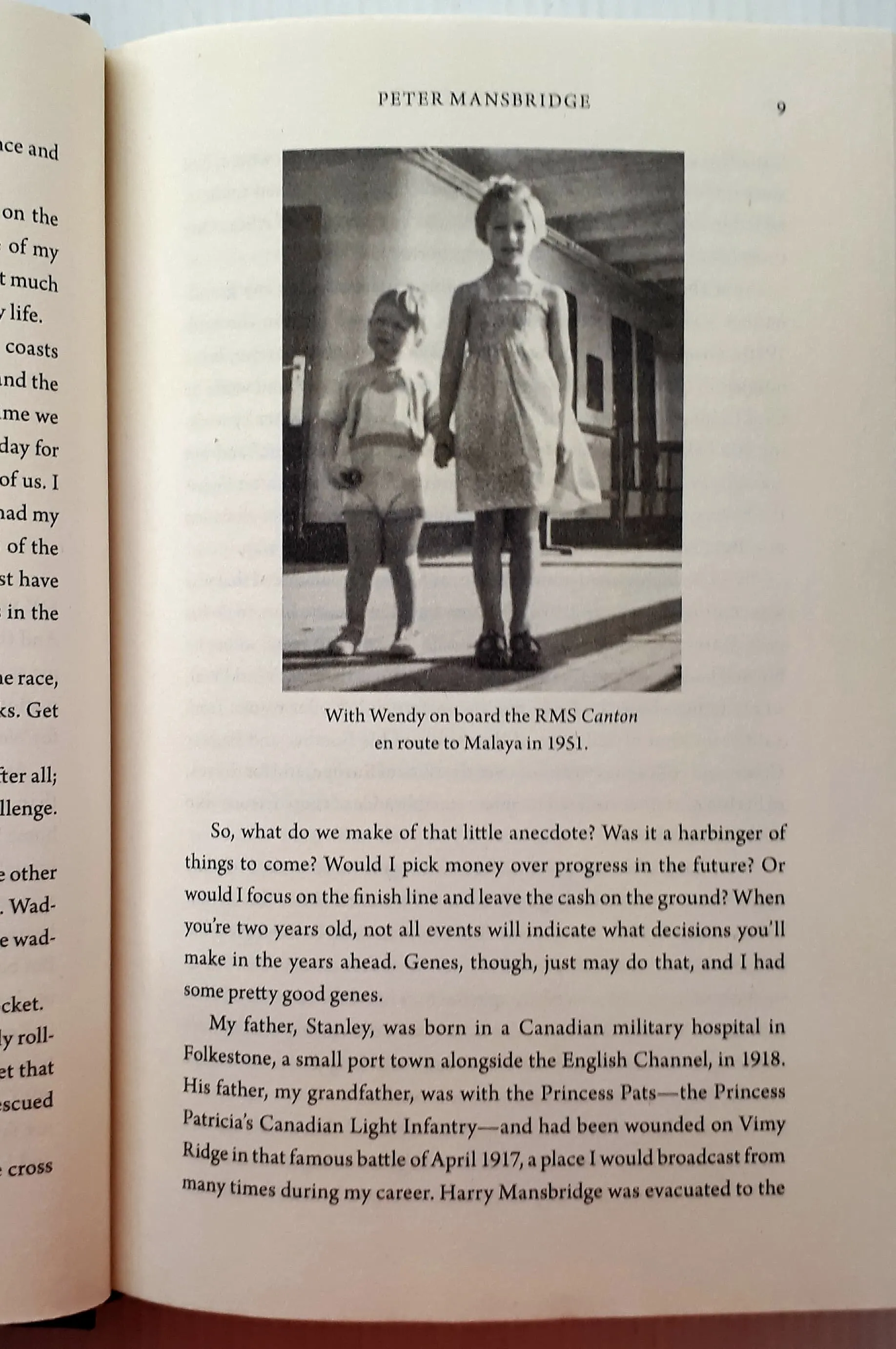 OFF THE RECORD - Peter Mansbridge