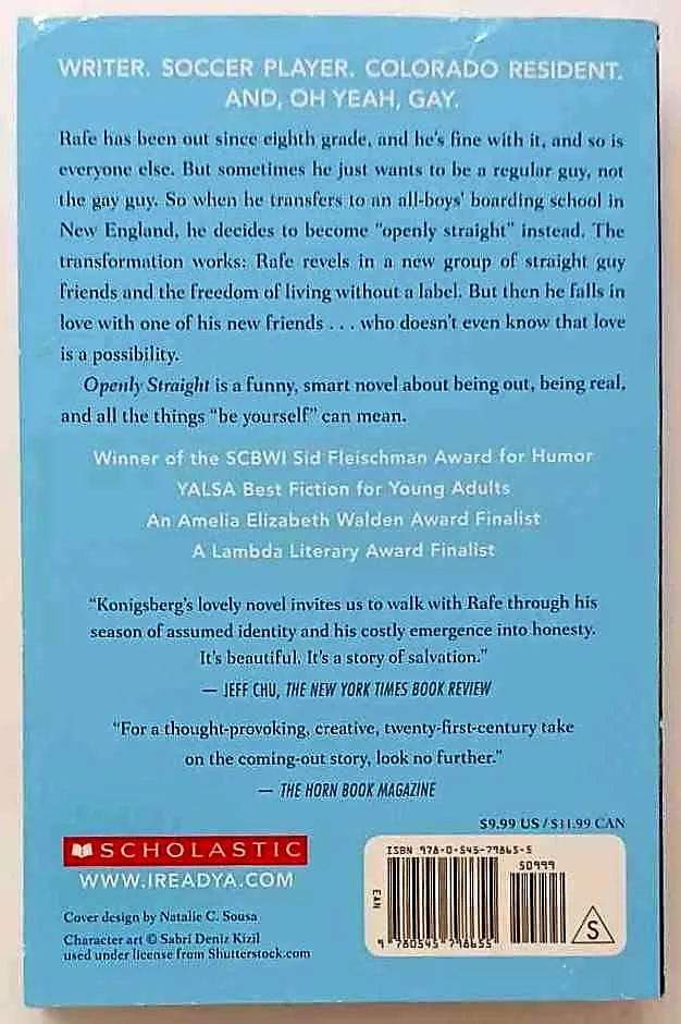 OPENLY STRAIGHT - Bill Konigsberg