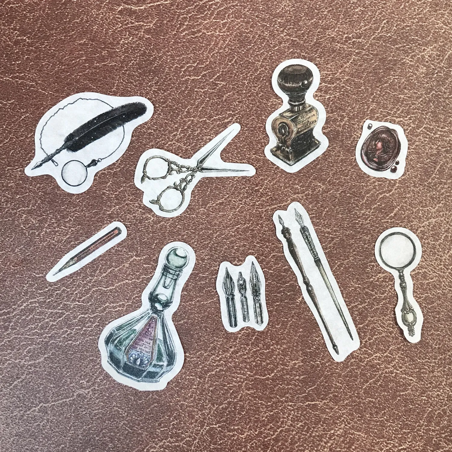 Papier Platz - Sticker Seal - Flake Seal - Antique Stationery