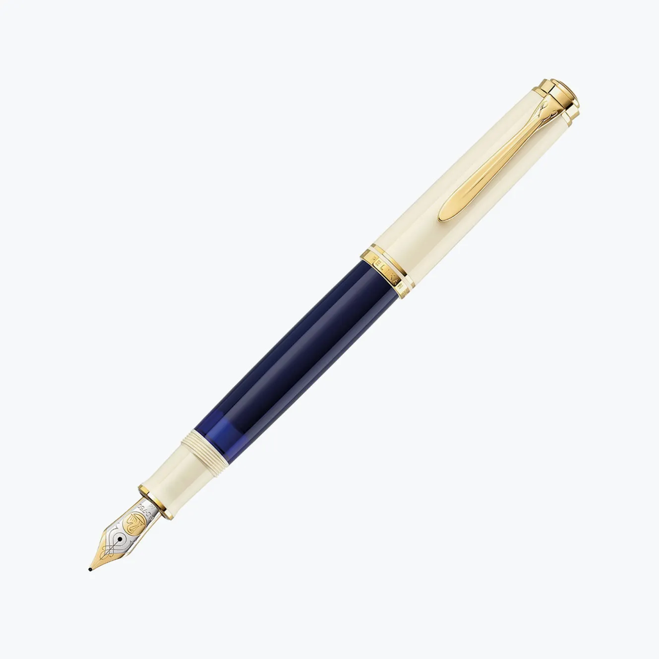 Pelikan - Fountain Pen - Souvern M800 - Cream Blue