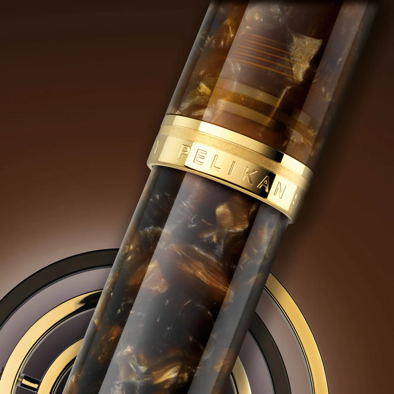 Pelikan - Souvern M1000 Fountain Pen - Renaissance Brown