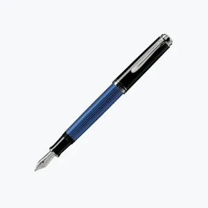 Pelikan - Souvern M405 Fountain Pen - Black-Blue