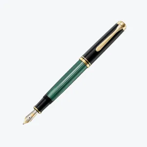 Pelikan - Souvern M600 Fountain Pen - Black-Green