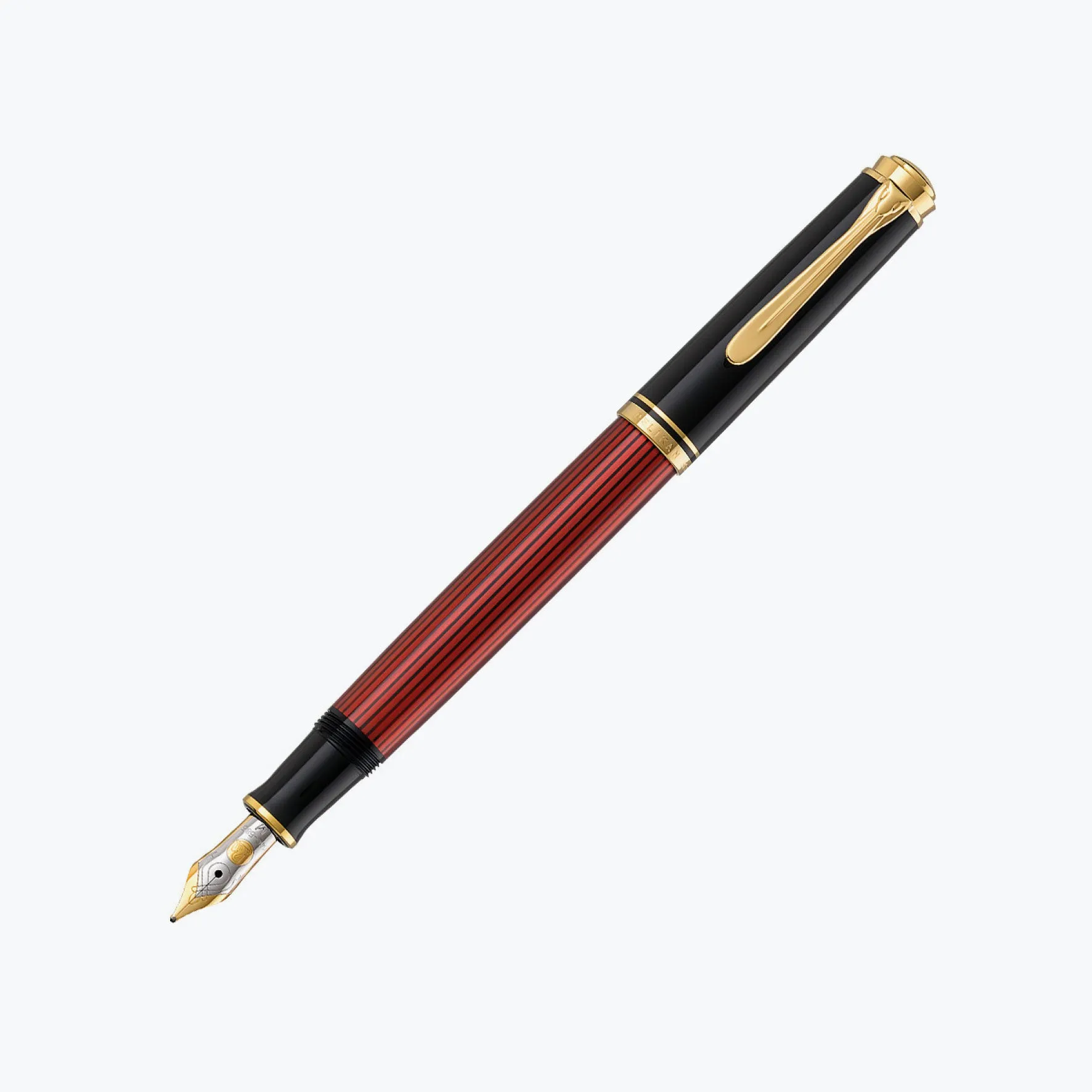 Pelikan - Souvern M600 Fountain Pen - Black-Red