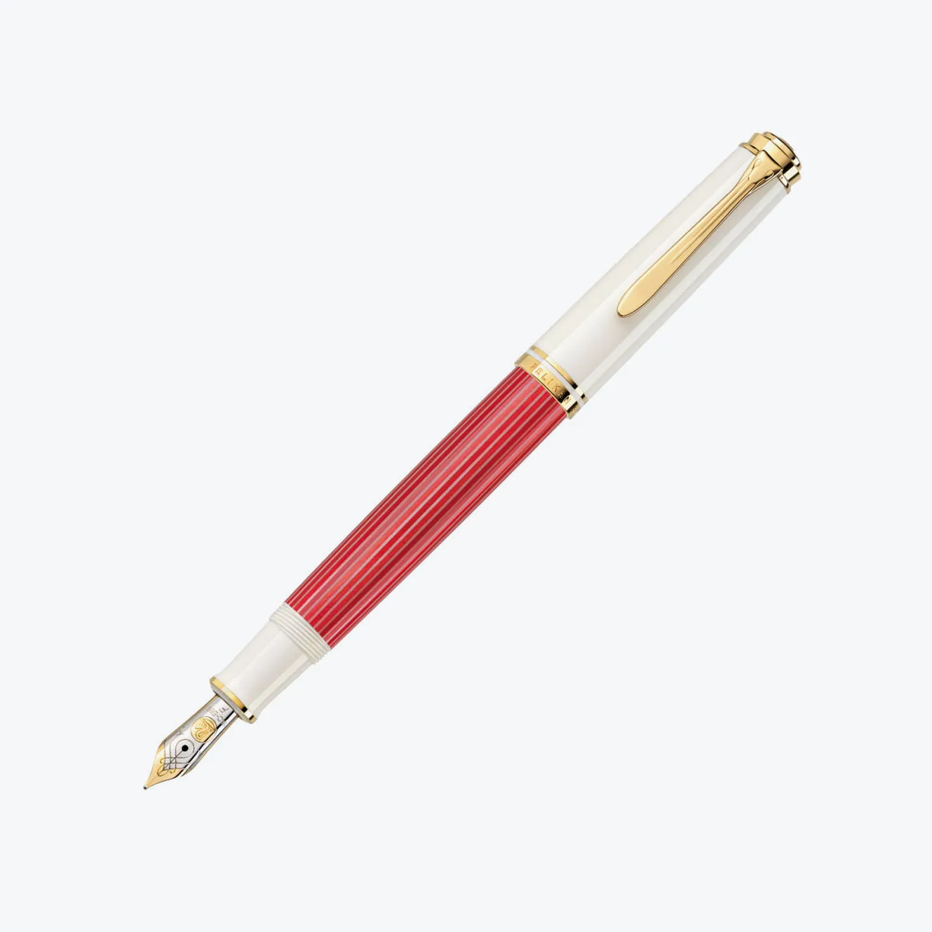 Pelikan - Souvern M600 Fountain Pen - Red-White
