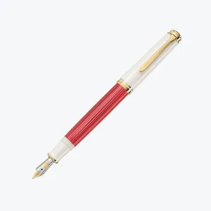 Pelikan - Souvern M600 Fountain Pen - Red-White