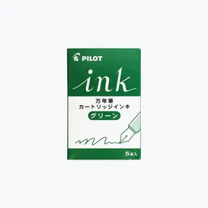 Pilot - Fountain Pen Cartridges - Regular - Green