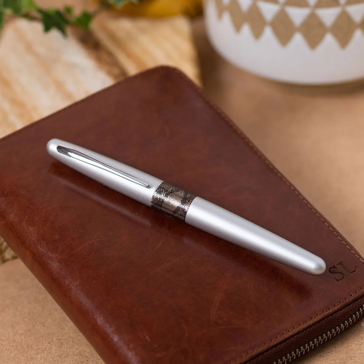Pilot - Fountain Pen - Metropolitan (MR2) - Silver (Python)