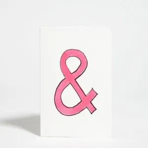 Pink Ampersand Card