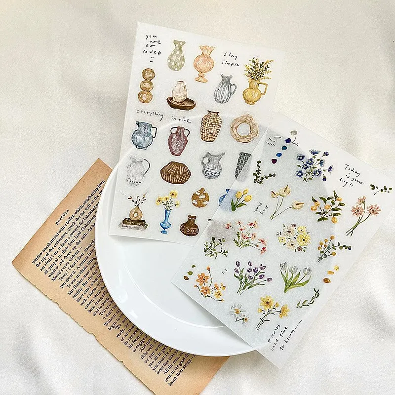 Pion - Planner Sticker - Floral