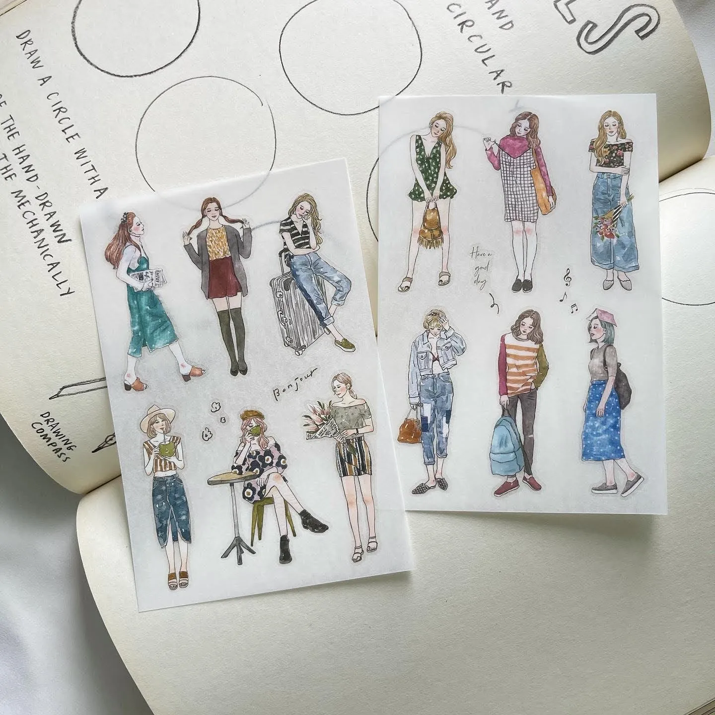 Pion - Planner Sticker - Girls <Outgoing>