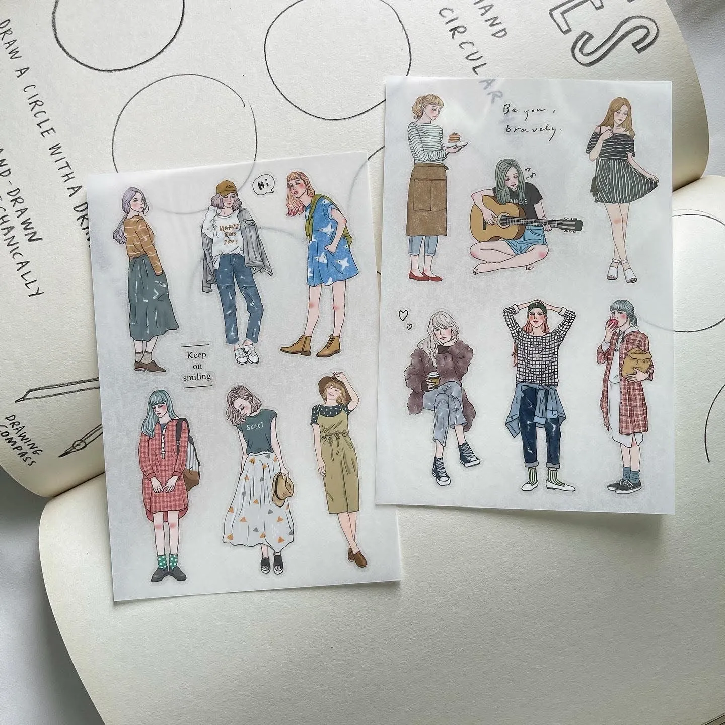 Pion - Planner Sticker - Girls <Outgoing>