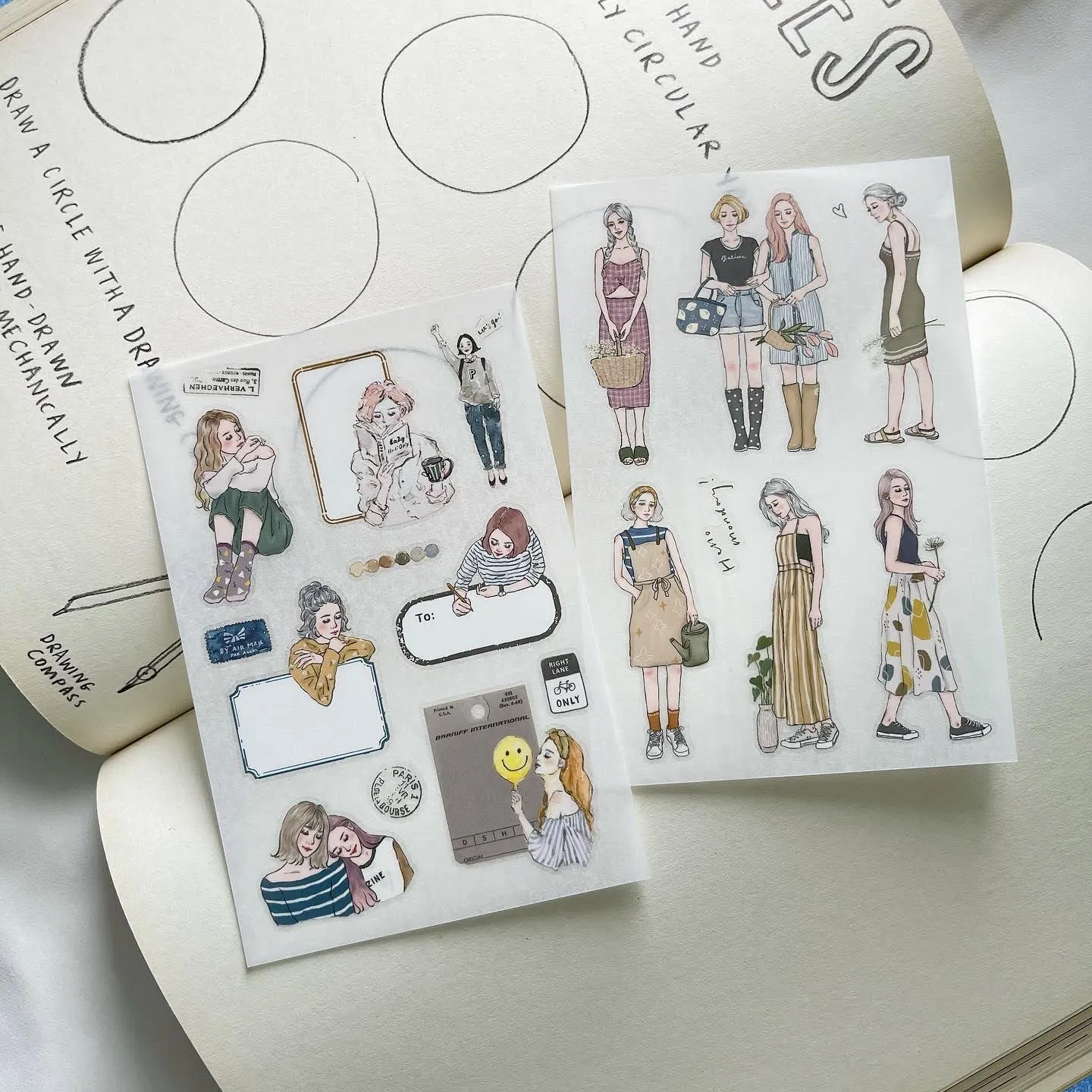 Pion - Planner Sticker - Girls <Outgoing>