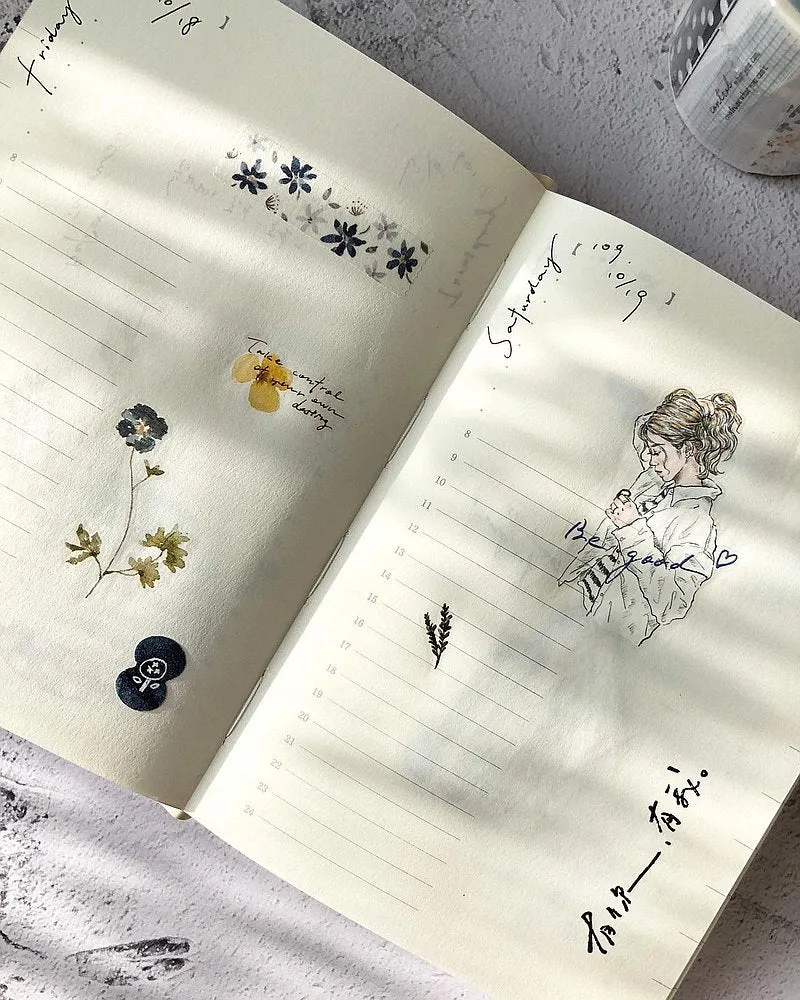 Pion - Planner Sticker - Sketch Girl <Outgoing>
