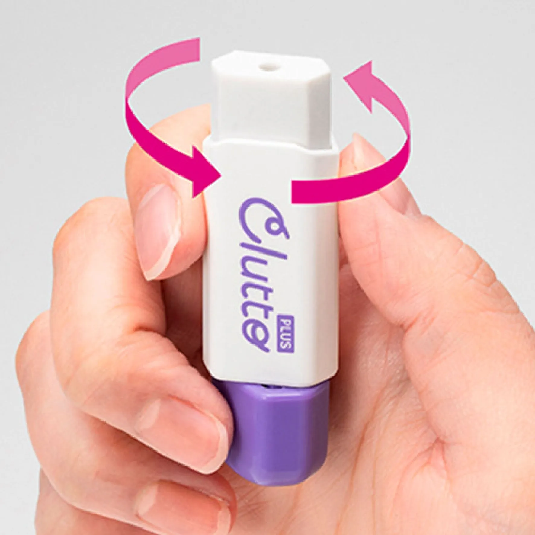 Plus - Eraser - Clutto - Pink