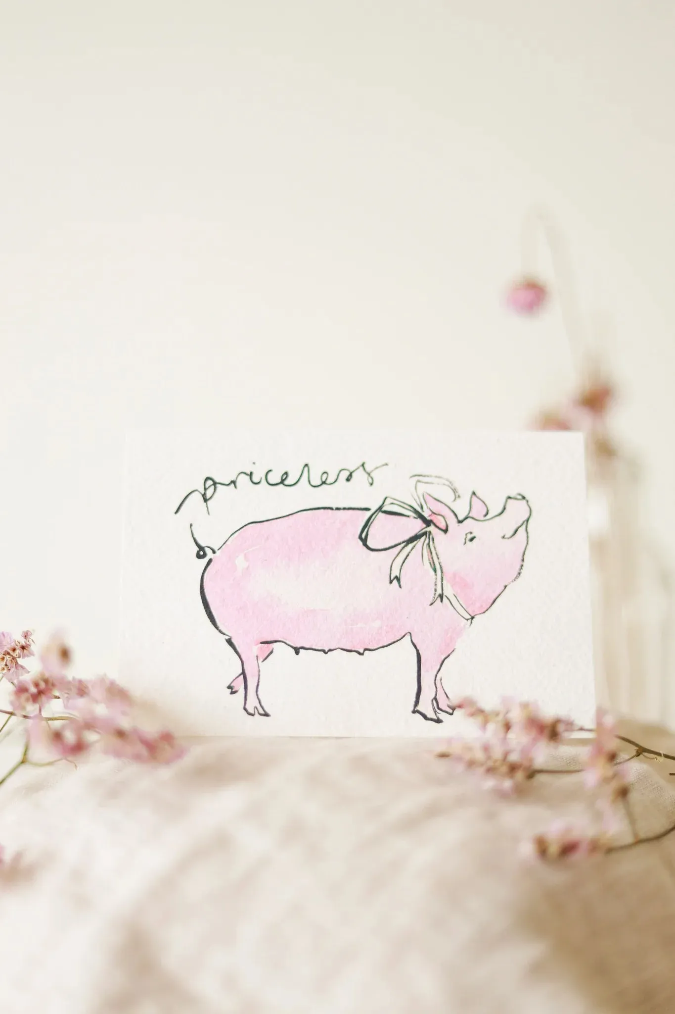 Priceless Pig Card