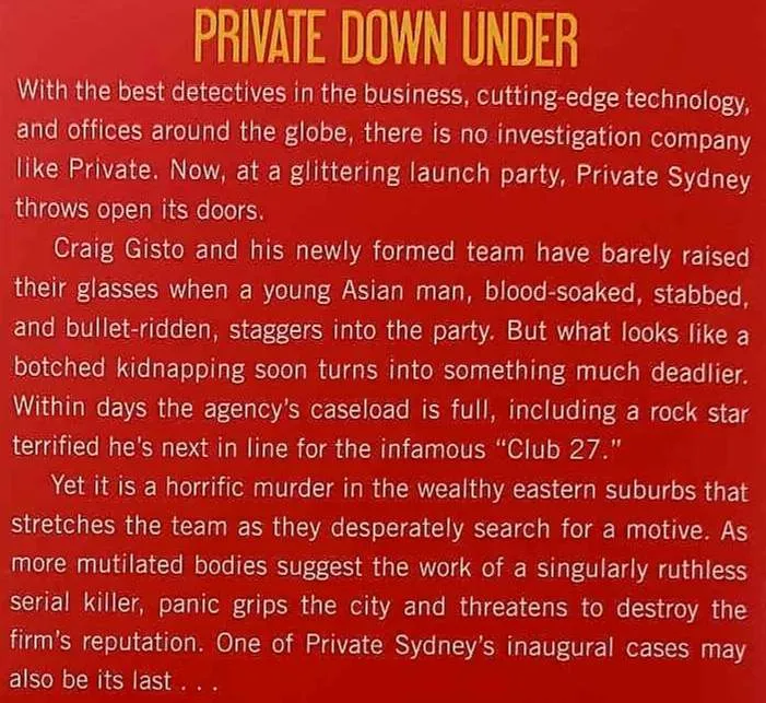 PRIVATE DOWN UNDER - James Patterson, Michael White