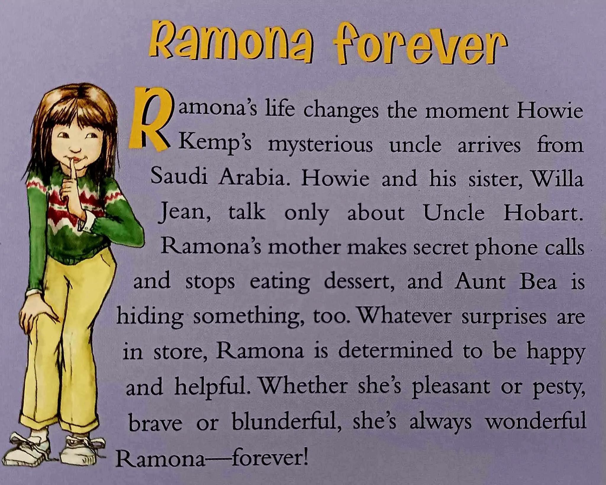RAMONA FOREVER - Beverly Cleary