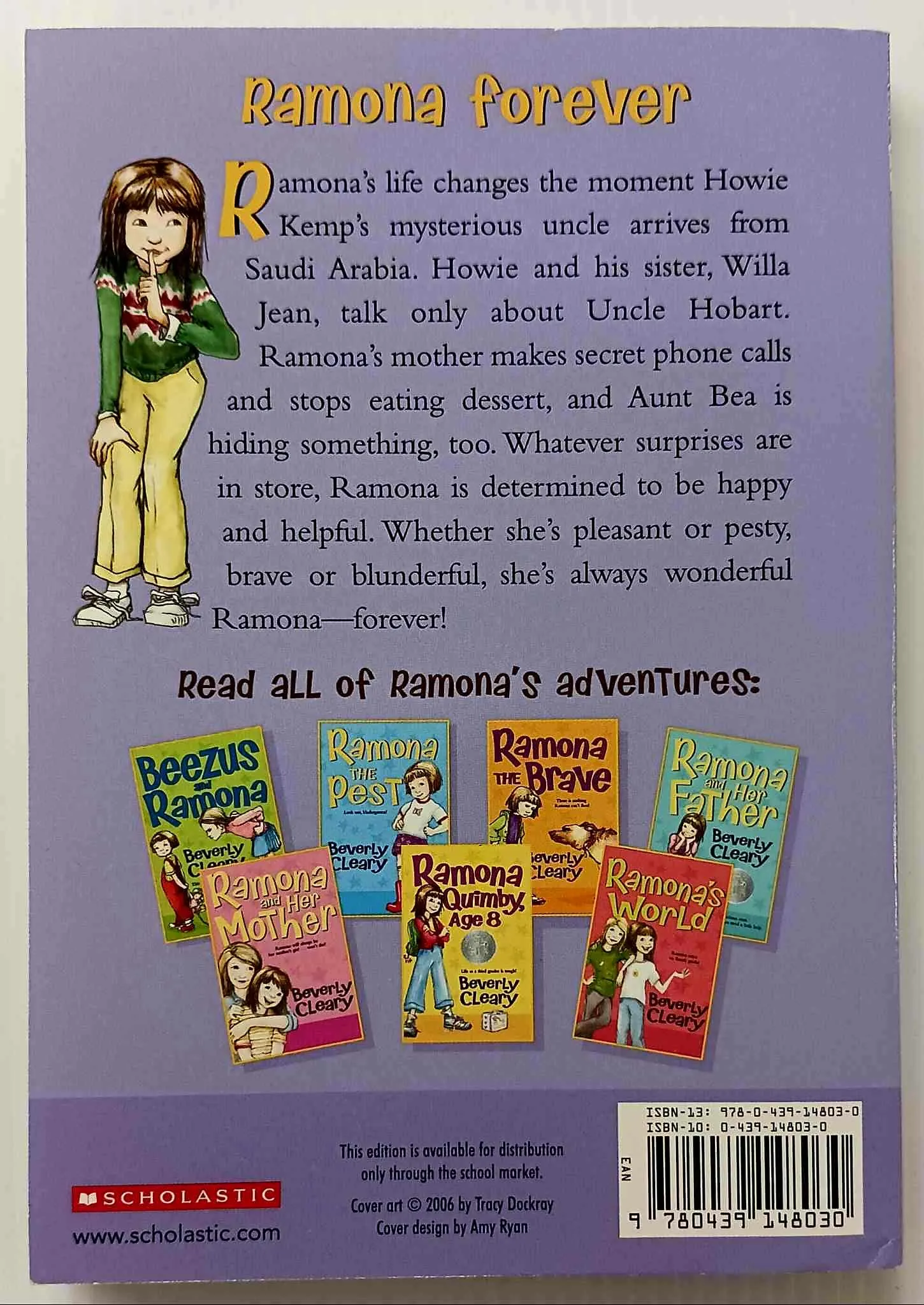 RAMONA FOREVER - Beverly Cleary