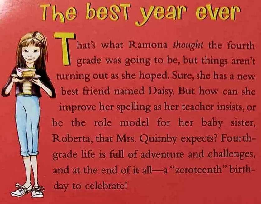 RAMONA'S WORLD - Beverly Cleary