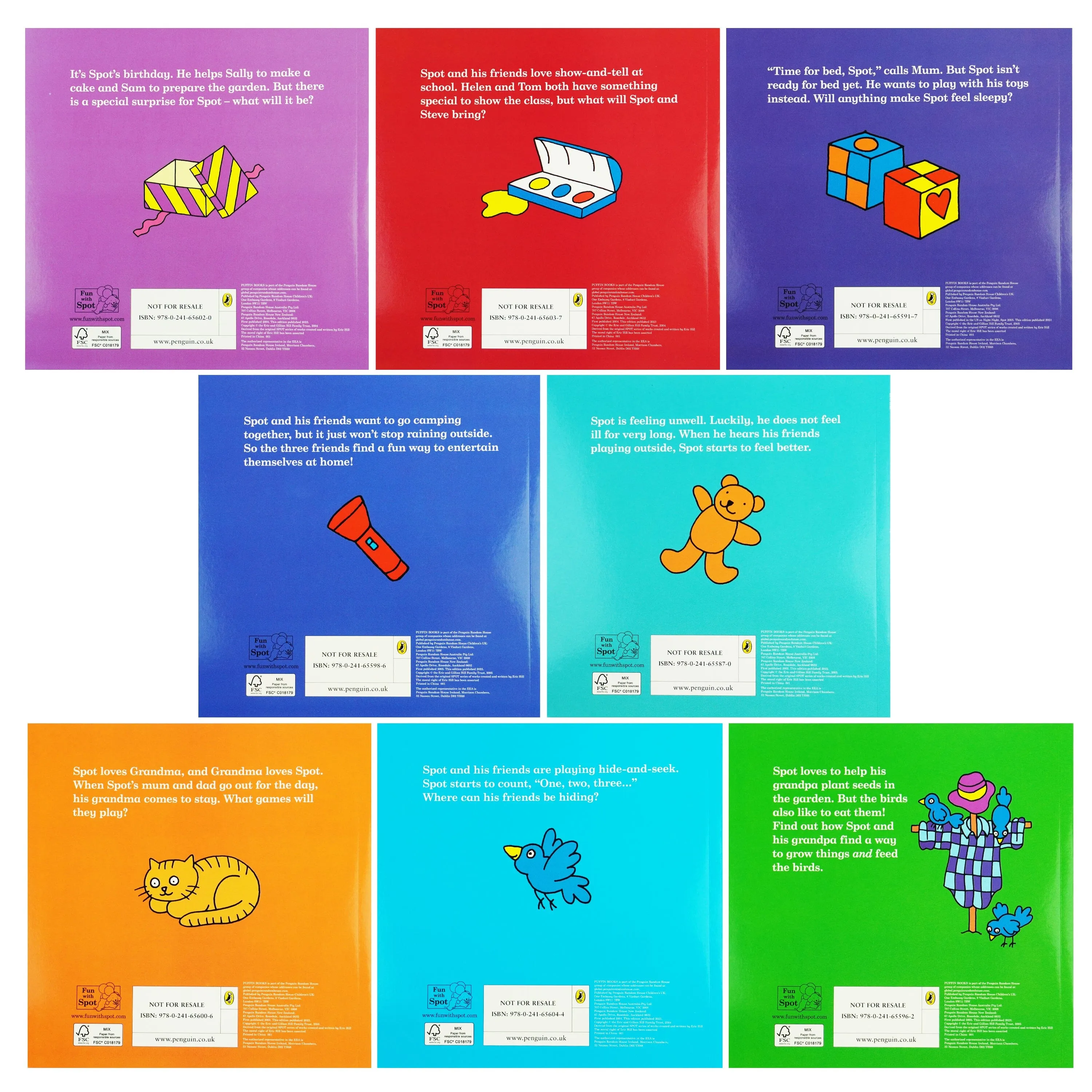 Read with Spot Collection by Eric Hill 8 Storybooks Set - Ages 2  - Paperback