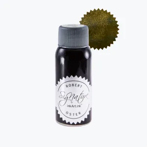 Robert Oster - Fountain Pen Ink - Shake 'N' Shimmy - Grn-Gilt