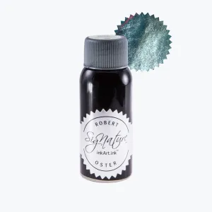 Robert Oster - Fountain Pen Ink - Shake 'N' Shimmy - Silver Fire & Ice