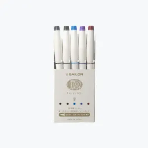 Sailor - Brush Pens - Shikiori - Set of 5 - Summer
