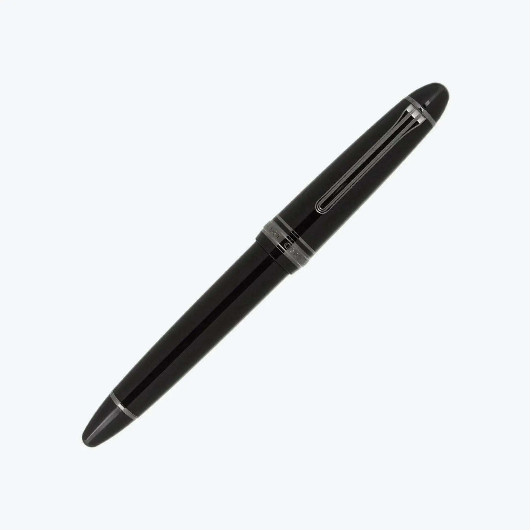 Sailor - Fountain Pen - 1911 Large - Black Lustre (Rhodium)